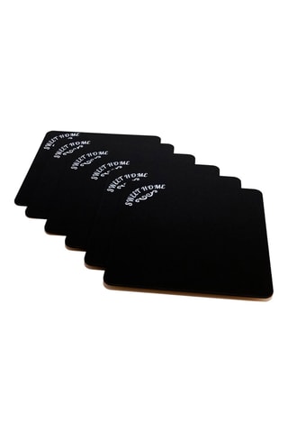 6 manteles individuales de madera - 27 x 25 x 0,3 cm