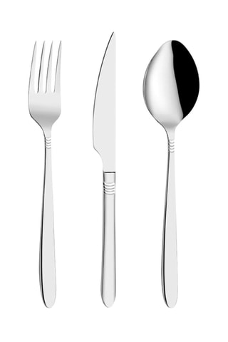 Cubertería de acero inoxidable - 24 piezas
