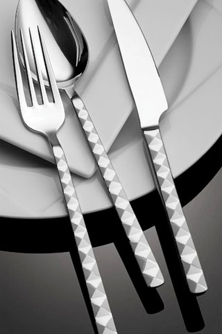 Cubertería de acero inoxidable - 24 piezas