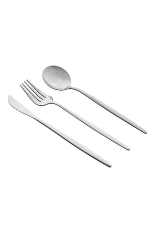 Cubertería de acero inoxidable - 18 piezas
