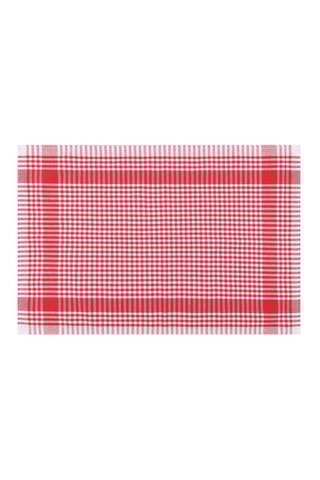 10 paños - Rojo y blanco - 45 x 65 cm