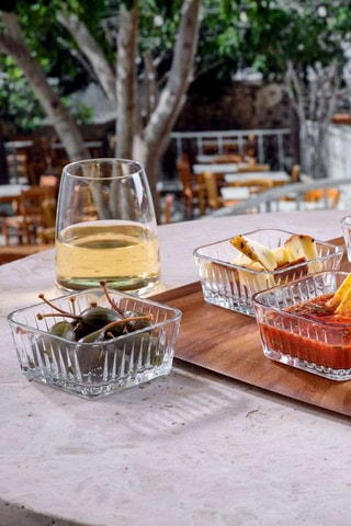 4 fiambreras de cristal - 22,5 cl