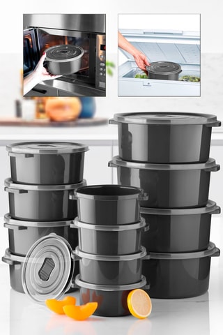 12 fiambreras - 0,5 / 1 / 2 l