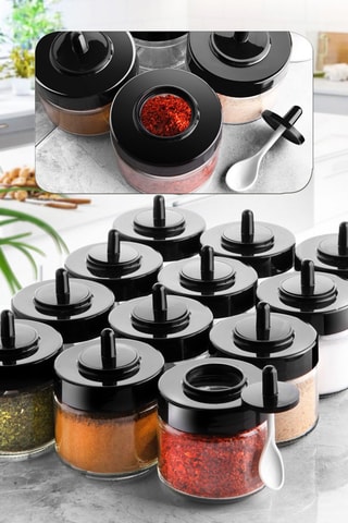 12 tarros para especias - 30 cl