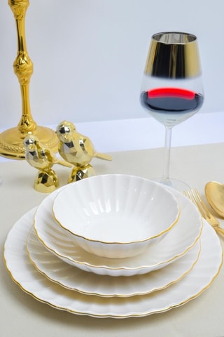 Vajilla de porcelana - 24 piezas