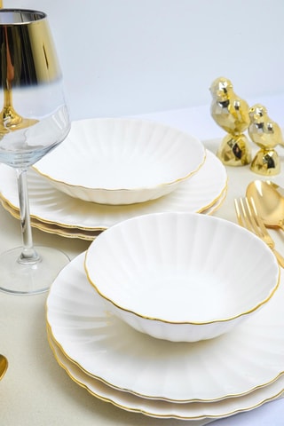 Vajilla de porcelana - 24 piezas