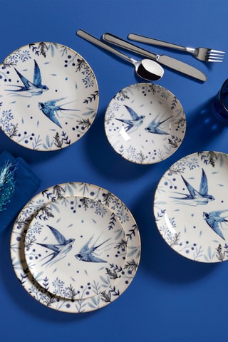 Vajilla de porcelana - 24 piezas