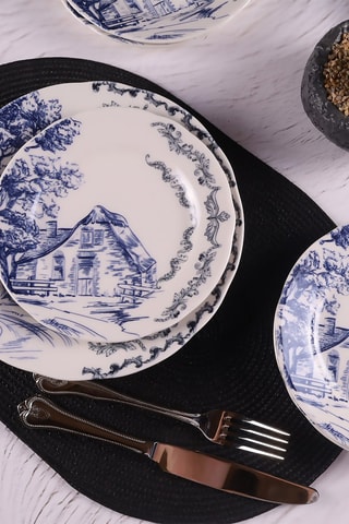 Vajilla de porcelana - 7 piezas