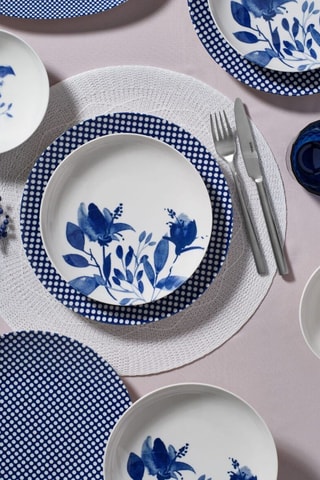 Vajilla de porcelana - 14 piezas