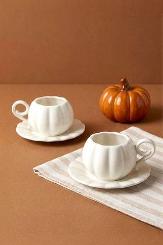 Juego de café de porcelana - 2 personas