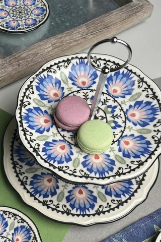 Bandeja de porcelana - 21 y 26 cm