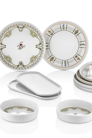 Vajilla de cerámica para el desayuno - 14 piezas