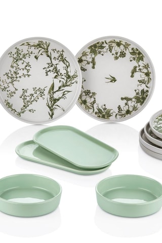 Vajilla de cerámica para el desayuno - 14 piezas