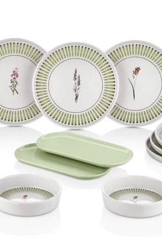 Vajilla de cerámica para el desayuno - 14 piezas