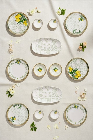 Vajilla de porcelana para el desayuno - 14 piezas