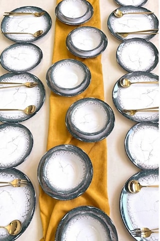 Vajilla de cerámica - 24 piezas