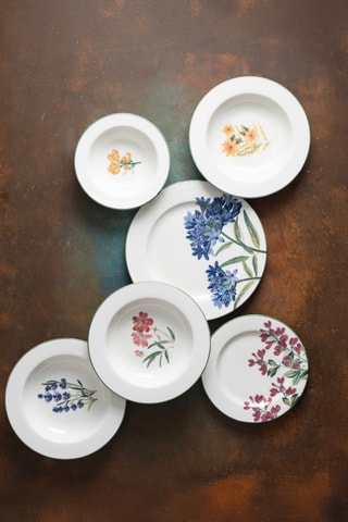 Vajilla de porcelana - 24 piezas