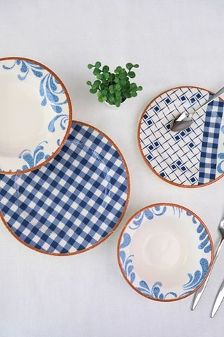 Vajilla de porcelana - 24 piezas