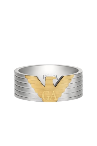 Anillo - Plateado y dorado