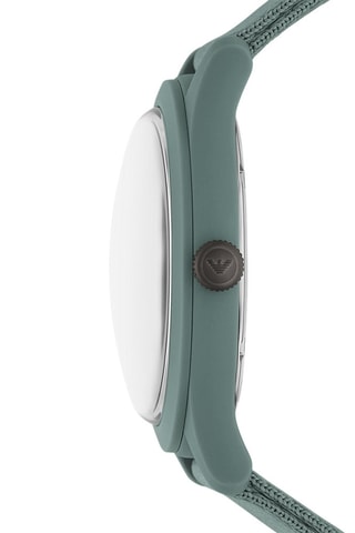 Reloj de cuarzo de plástico reciclado - Verde