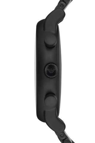 Reloj de cuarzo de acero - Cronógrafo - Negro