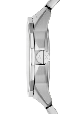 Reloj de cuarzo de acero - Plateado