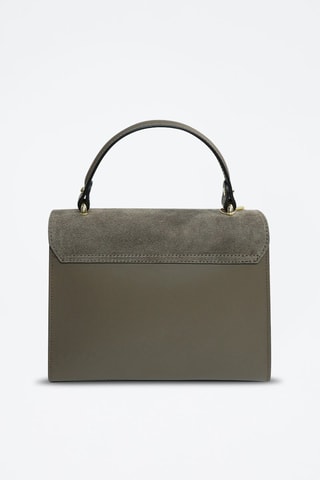 Sac à main en cuir Shak - Gris