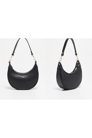 Leren Handtas Tiva  - Zwart