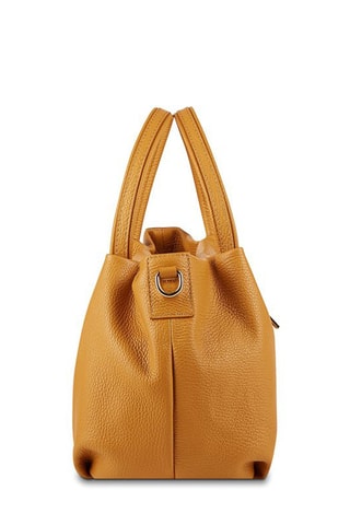 Bolso de piel Allegra - Marrón