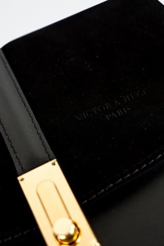 Leren Schoudertas - Zwart