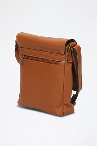 Sac bandoulière en cuir Andrea - Marron