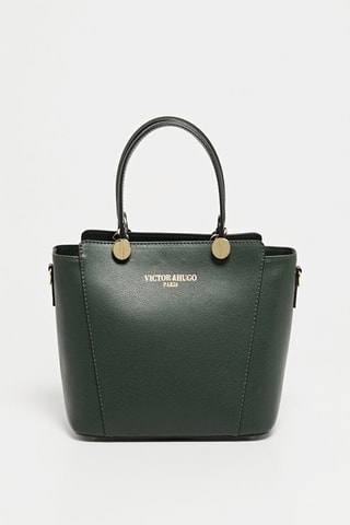 Sac à main en cuir Cavoli - Vert