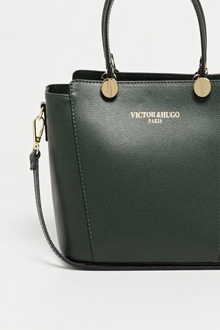 Sac à main en cuir Cavoli - Vert