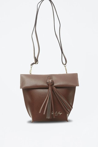 Bolso de piel Noa - Marrón