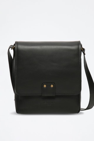 Sac bandoulière en cuir Andrea - Noir