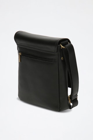 Sac bandoulière en cuir Andrea - Noir