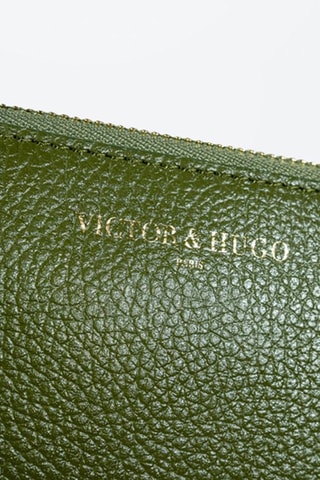 Cartera de piel Selma - Verde