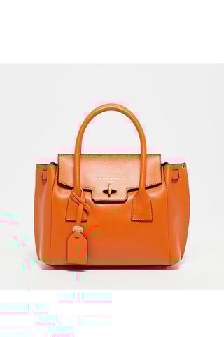 Sac à main en cuir Jeny - Orange