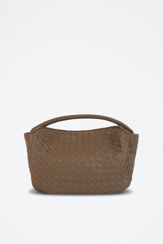 Sac à main en cuir Arly - Gris