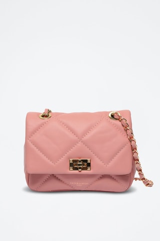 Sac bandoulière en cuir Giulia - Nude