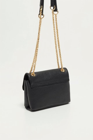 Leren Schoudertas Sarya   - Zwart