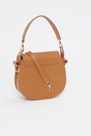 Sac porté épaule en cuir Eolia - Marron