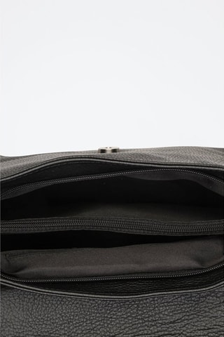 Leren Schoudertas Indila  - Zwart