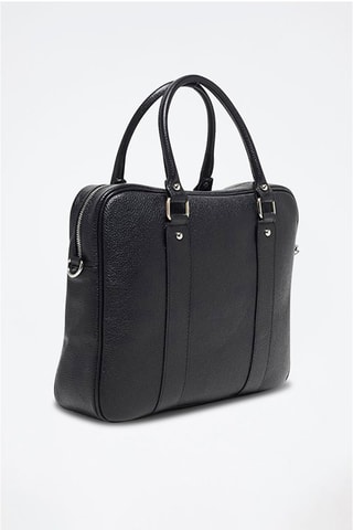 Sacoche en cuir Iris - Noir