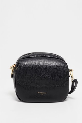 Leren Schoudertas Santana  - Zwart