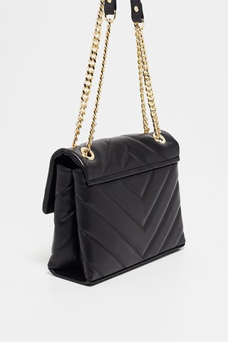 Sac porté épaule en cuir Cléa - Noir