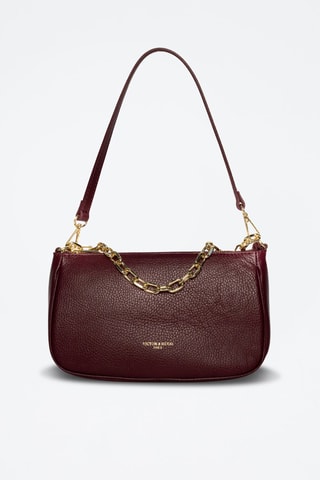 Sac à main en cuir Paola - Violet