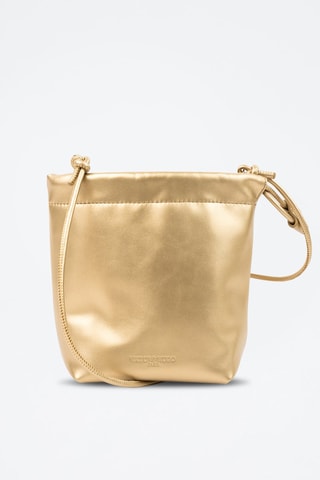 Sac seau en cuir Elva  - Doré