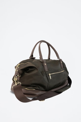 Sac de voyage en cuir Andia - 41 cm - Marron