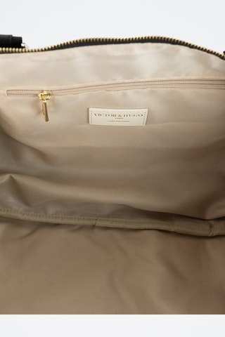 Sac de voyage en cuir Andia - 41 cm - Noir